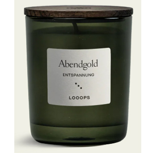 LOOOPS Abendgold Duftkerze 75g limitierte Edition